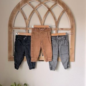 Jumping Beans Cargo Joggers Lot of 3
